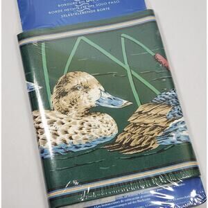 Norwall Border Wallpaper Duck Pond Mallard Innova Touch Adhesive